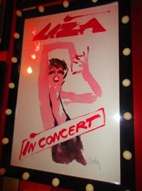 Liza Minnelli Concert Poster