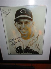 Cleveland Indians Autographed Photograph