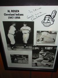 Cleveland Indians Al Rosen Autograph