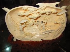 Hand-Carved Chinese Carving 