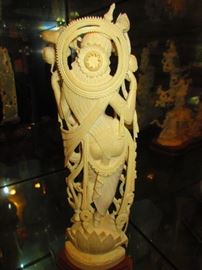Verso of Hand Carved Chinese Deity