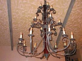 Colossal Iron Chandelier 