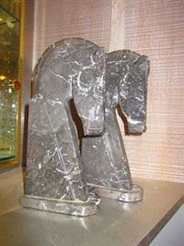 Horse Bust Bookends