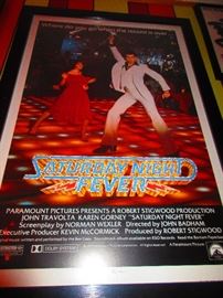 Vintage Saturday Night Fever Movie Poster