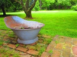 Large Vintage Bakers Mixing Bowl