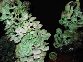 Detail of Hand Carved Chinese Carvings