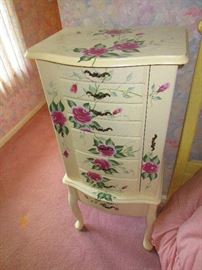 Hand Panted Jewel Chest