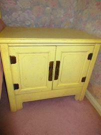 Mid Century Asia Inspired Two Door Cabinet