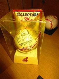 Cleveland Indian's Autographed Baseball