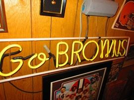 Cleveland Browns Neon Sign