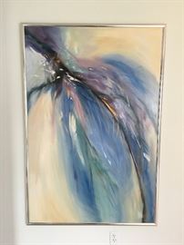 Also...Another Show Stopper...This Laura McCreery Pieces is Impressive and Measures 41" x 61"...
