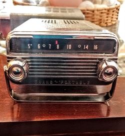 Vintage Trans Portable car radios