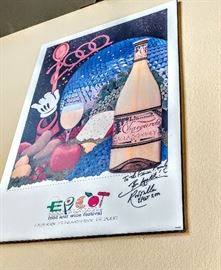 Signed Epcot art