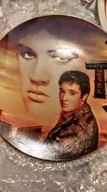 Elvis collector plate