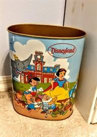 Vintage Disneyland trash can