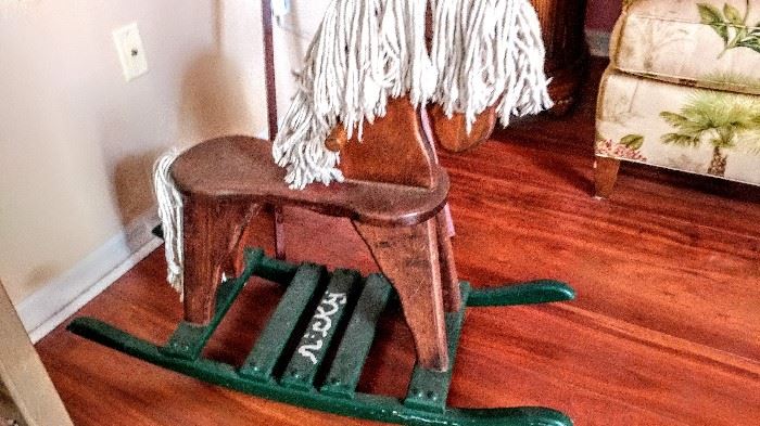 Vintage rocking horse