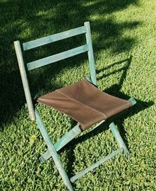 Folding garden chair