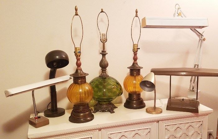 More table lamps and outstanding desk lamps too!