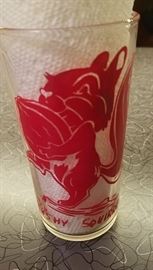 vintage Bushy Squirrel cocktail glass