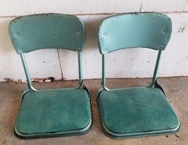 Folding stadium chairs - 1 of 2 pairs