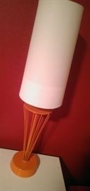 Orange nightstand lamp