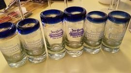 Cuervo tequila shot glass assortment