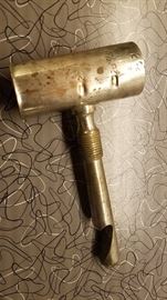 Vintage (1940's) jigger with bottle opener handle