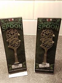 Absinth sugar spoons (Prague)