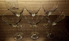 set of nice Large martini glasses
