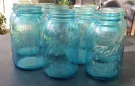 Blue Ball canning jars