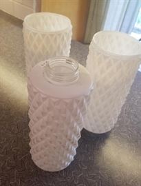 wow. screw on frosted glass light shades