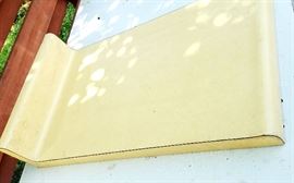 yellow formica peninsula cabinet countertop