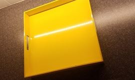 bright melamine serving tray