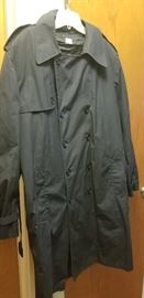 Military rain coat