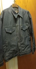 insulated/waterproof denim snowboarding jacket