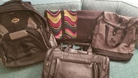 Backpack, handbag, and messenger bag assorment