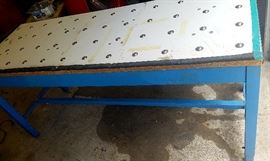 Large production table (ball bearings for rolling things down the assembly line)