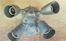 Pair of adjustable bullet/eye ball patio lights