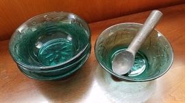 Ice cream bowl set