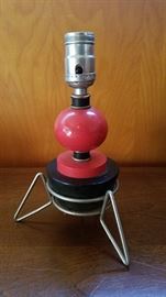 Atomic bedside table lamp
