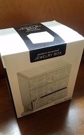 NIB mirrored jewelry case