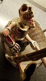 "El Borracho" day of the dead statue