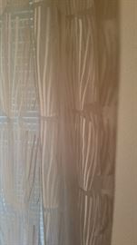 Close up of curtains