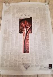 Huge Shakespeare poster with all of Macbeth play