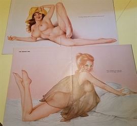 More vintage Vargas (2 page centerfolds)