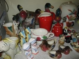 Interesting vintage ceramics, and pottery