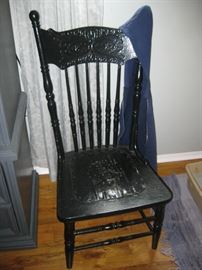 painted wooden chair