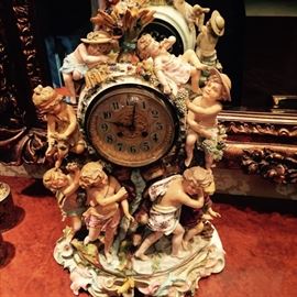 Meissen Clock 