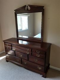 long dresser with mirror