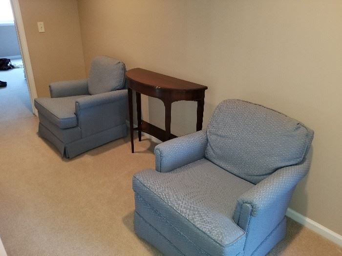 matching pair of arm chairs